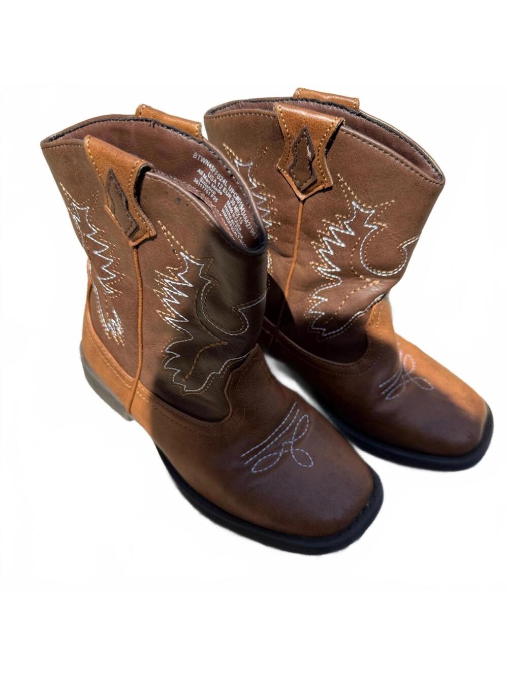 Wonder Nation (Walmart) kids cowboy boots – size 12 (toddler) - Picture 3 of 7